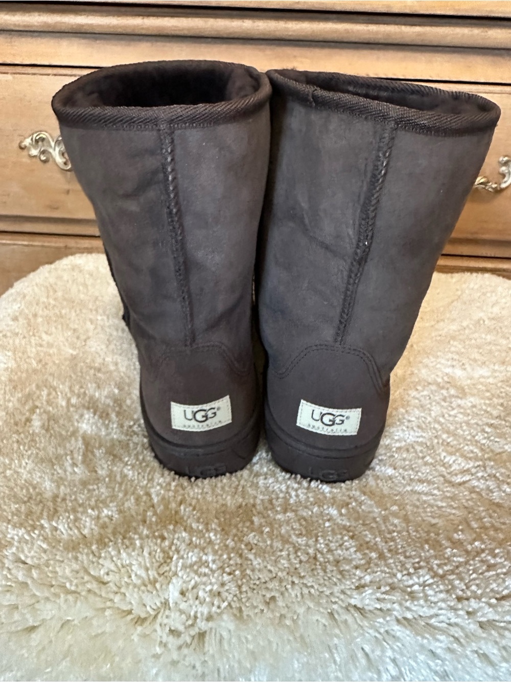 New UGG Men’s Sheepskin Boot #5220 Made in New Zealand US 10 - Picture 6 of 6